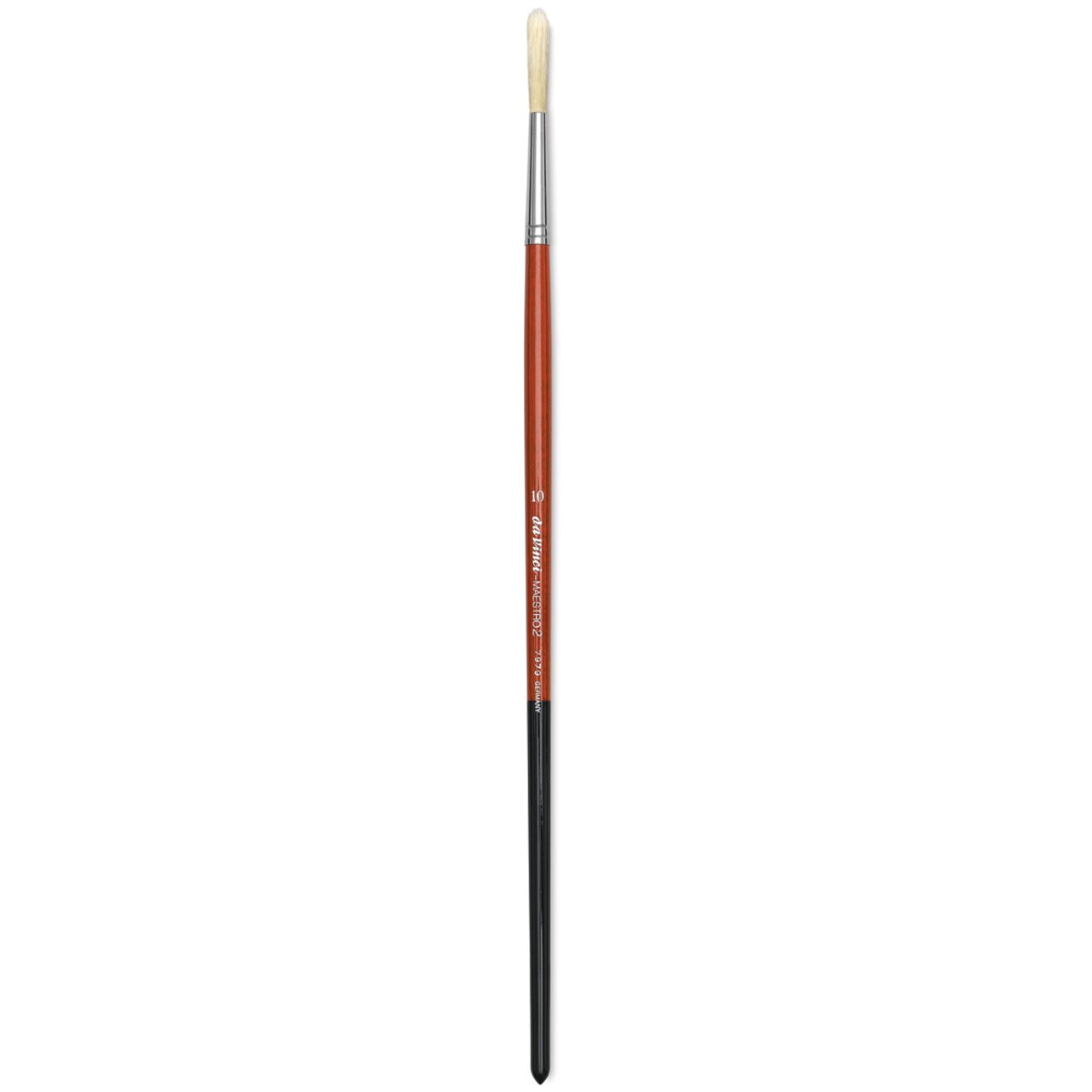 Da Vinci Maestro 2 Hog Bristle Brush - Long Round, Long Handle, Size 10